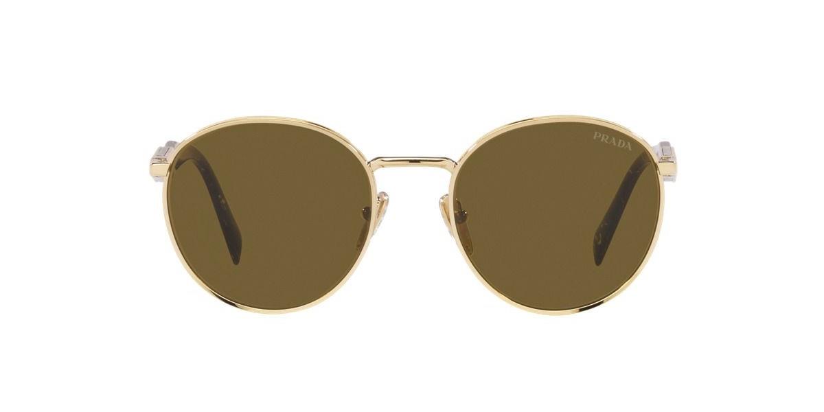 Prada SPR 56ZS 10F-06B Gold Metal Kadın Güneş Gözlüğü