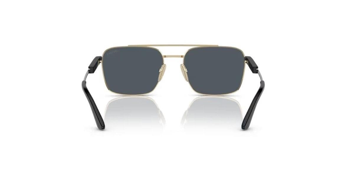 Prada SPR 67Z ZVN-09T Gold Metal Köşeli Çerçeve Erkek Güneş Gözlüğü
