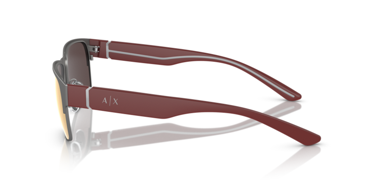 Armani Exchange 2046s 60036Q Mat Gri Metal Aynalı Erkek Güneş Gözlüğü