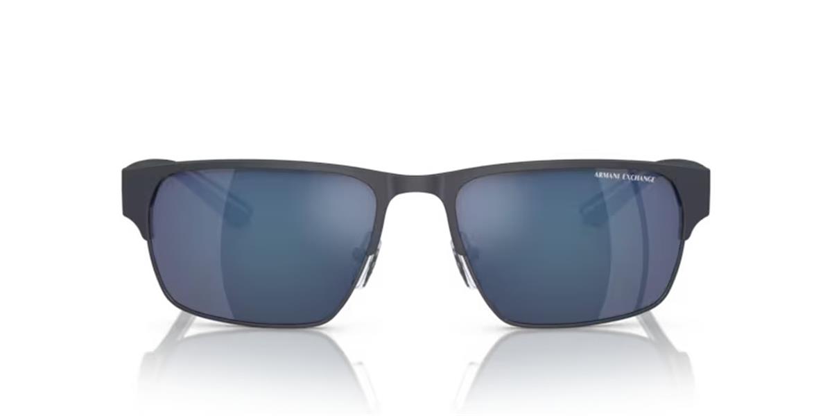 Armani Exchange 2046s 609955 Mat Mavi Metal Mavi Aynalı Erkek Güneş Gözlüğü