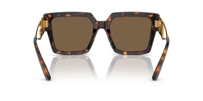 Dolce Gabbana DG4446-S 502/73 Kahverengi Köşeli Kemik Güneş Gözlüğü