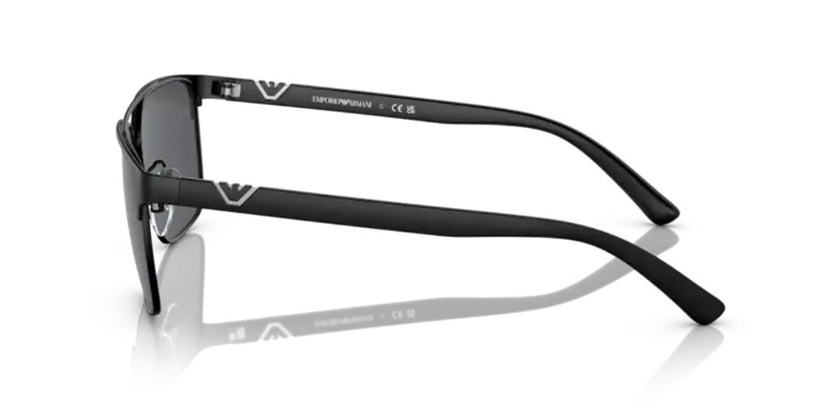 Emporio Armani 2134 3001/87 Erkek Siyah Metal Güneş Gözlüğü