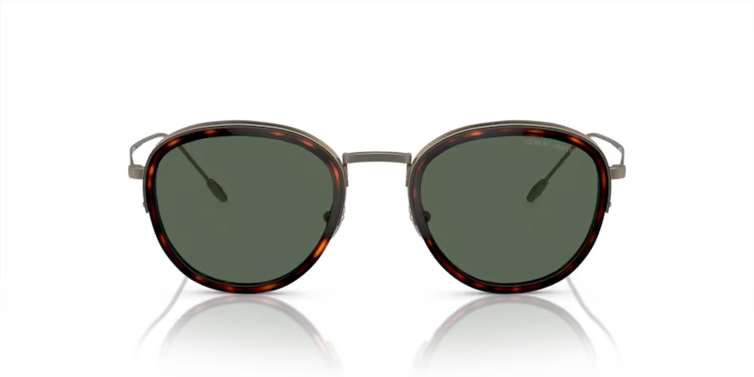 Giorgio Armani 6068 3198/71 Yuvarlak Unisex Titanyum Güneş Gözlüğü