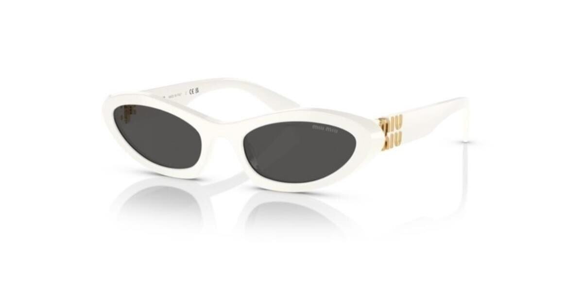 Miu Miu SMU09Y 142-5S0 Beyaz Kemik Cat Eye Kadın Güneş Gözlüğü