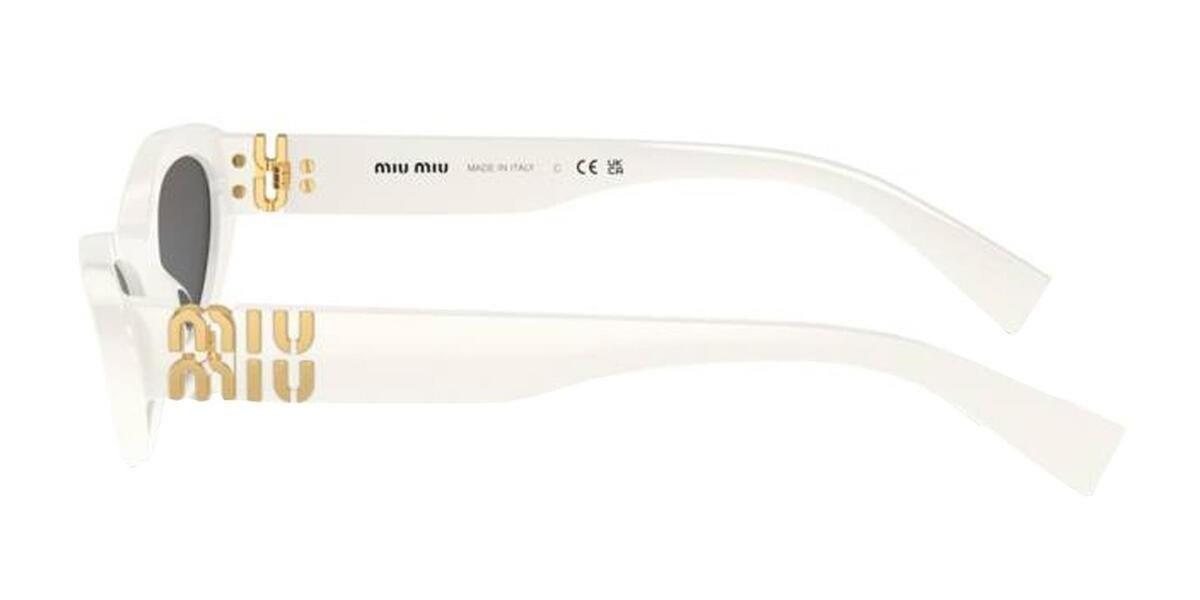 Miu Miu SMU09Y 142-5S0 Beyaz Kemik Cat Eye Kadın Güneş Gözlüğü