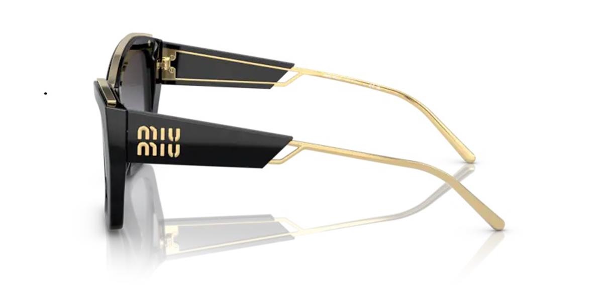 Miu Miu 02Y 1AB-5D1 Kadın Siyah Kemik Güneş Gözlüğü