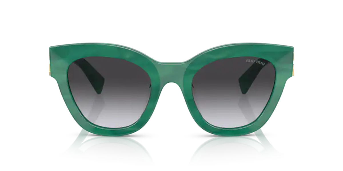Miu Miu Smu 01y 15H-09S Yeşil Kemik Kadın Güneş Gözlüğü