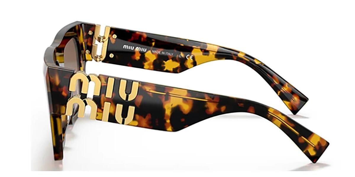 Miu Miu Mu10W VAU-6S1 Kahve Havana Kemik  Kadın Güneş Gözlüğü