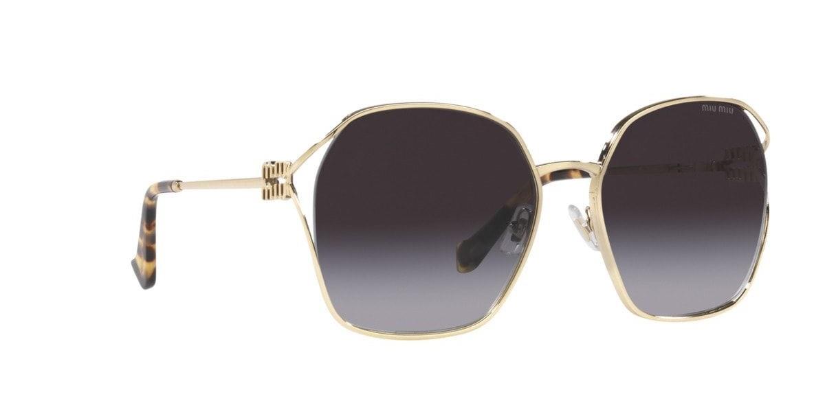 Miu Miu MU52W ZVN-5D1 Gold Metal Kadın Güneş Gözlüğü