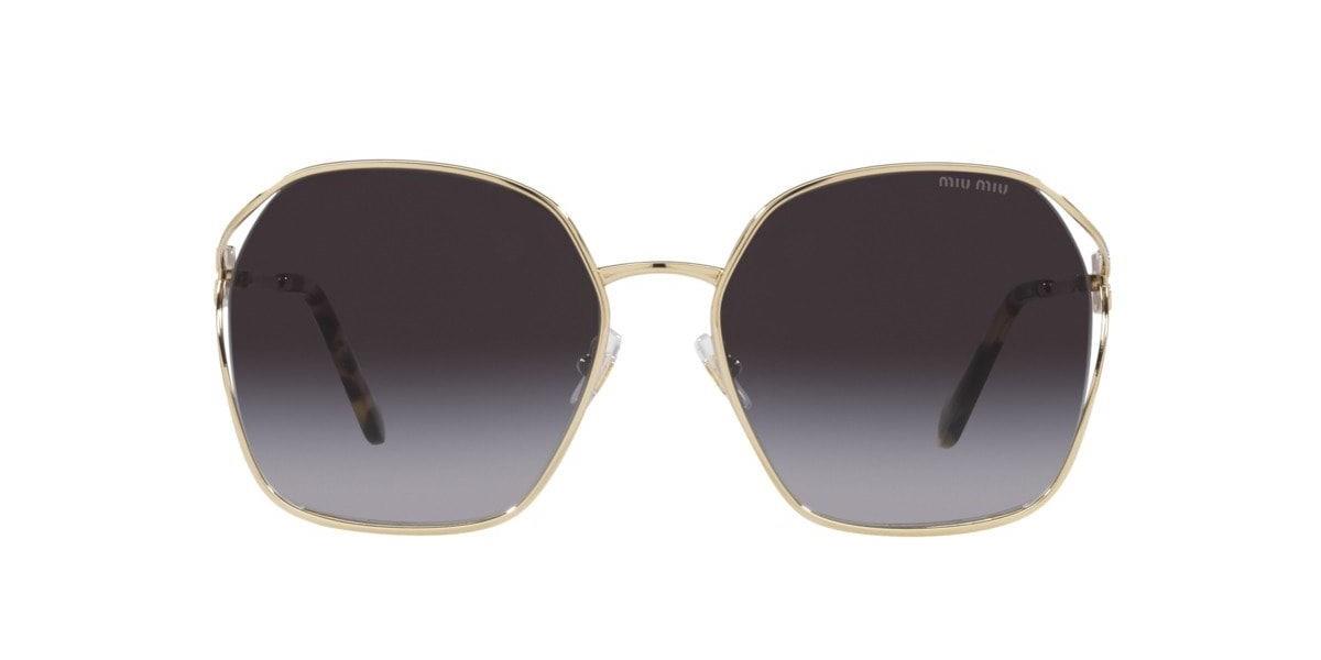 Miu Miu MU52W ZVN-5D1 Gold Metal Kadın Güneş Gözlüğü