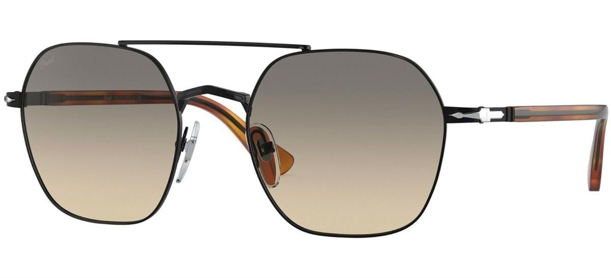 Persol 2483-S 1091/32 Unisex Polarize Siyah Metal Güneş Gözlüğü