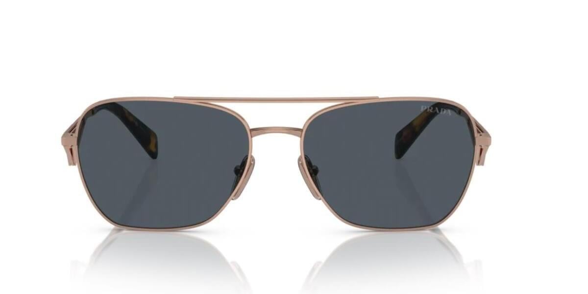 Prada SPR A50 SVF-09T Pink Gold Metal Unisex Güneş Gözlüğü
