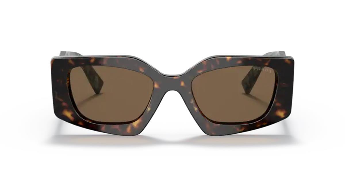 Prada SPR 15Y 2AU-06B Kadın Kahverengi Kemik Güneş Gözlüğü