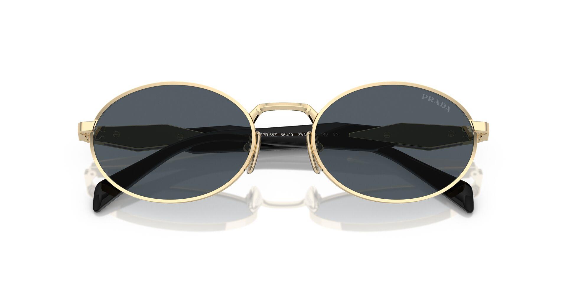 Prada SPR 65ZS ZVN-09T 55 Oval Metal Güneş Gözlüğü