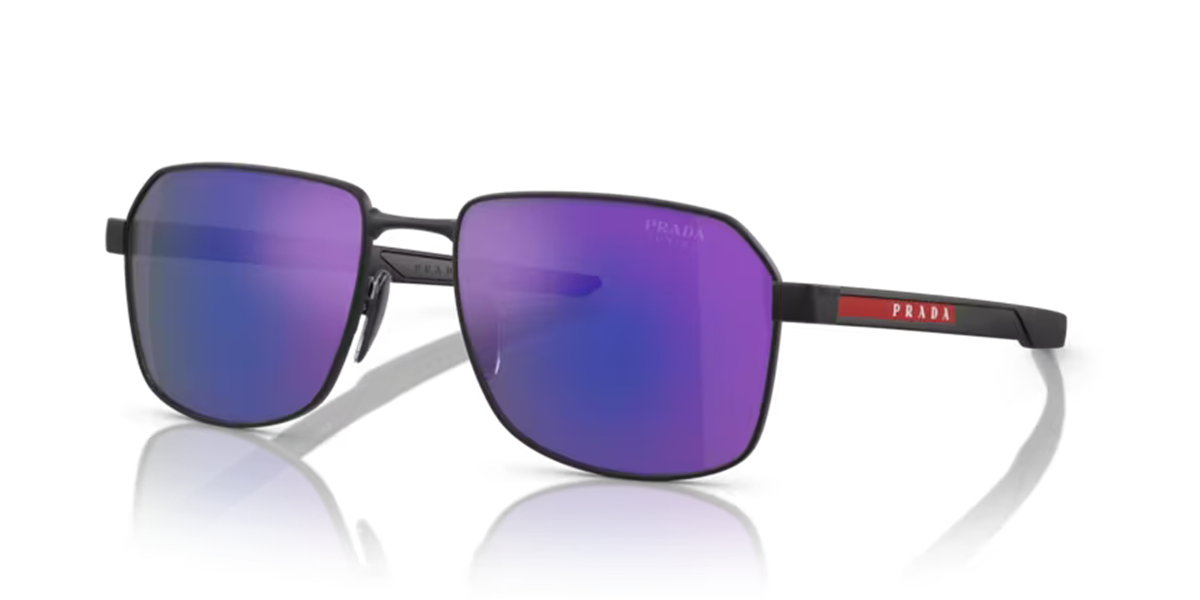 Prada SPS 54W DG0-05U Siyah Metal Erkek Gözlüğü 