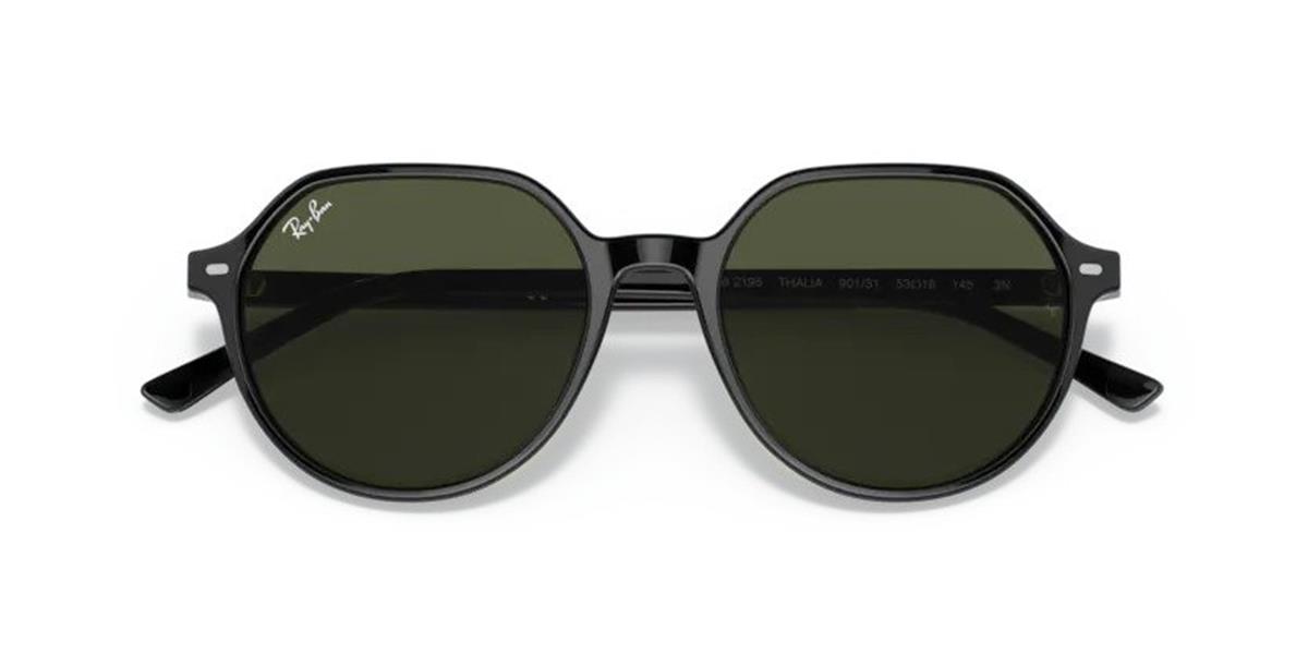 Ray-Ban RB2195 901/31 Unisex Siyah Kemik Güneş Gözlüğü