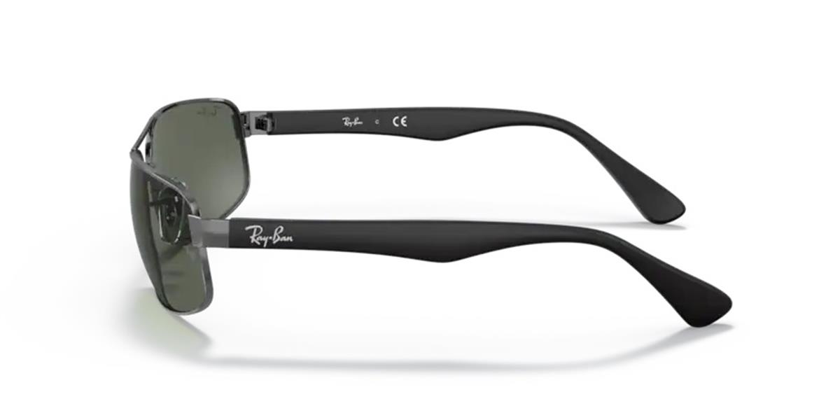 Ray-Ban 3445 004 Erkek Gri Metal Güneş Gözlüğü