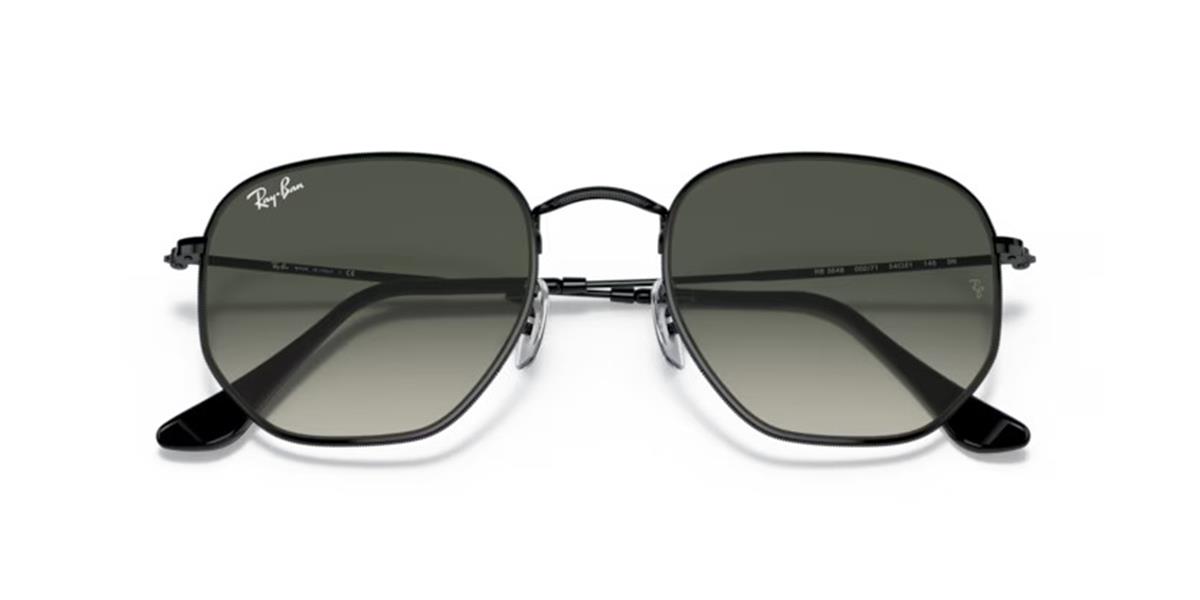 Ray-Ban 3548 002/71 Unisex Siyah Metal Güneş Gözlüğü