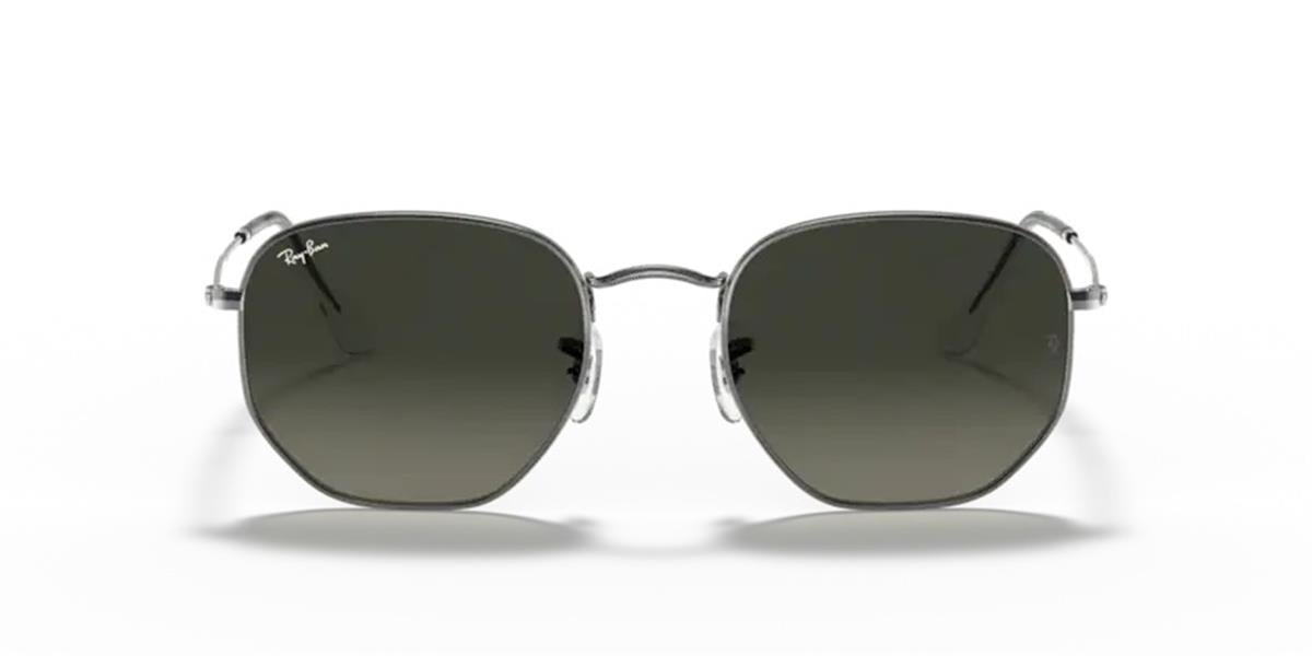 Ray-Ban 3548-N 004/71 Unisex Gri Metal Güneş Gözlüğü