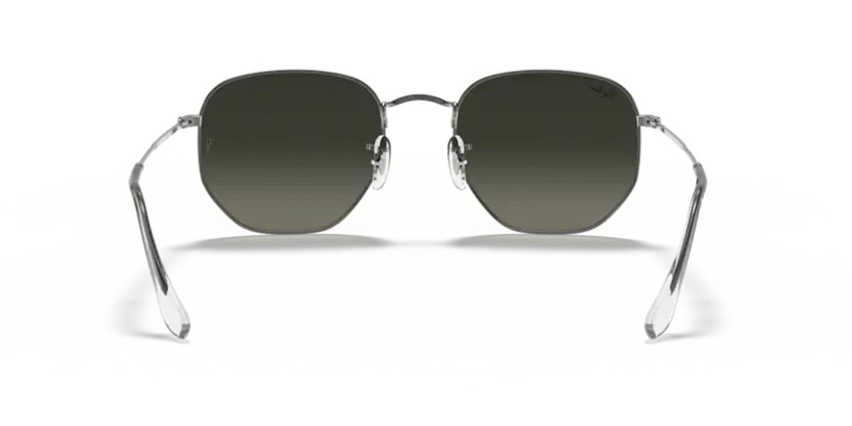 Ray-Ban 3548-N 004/71 Unisex Gri Metal Güneş Gözlüğü