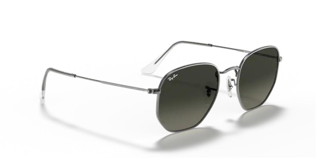 Ray-Ban 3548-N 004/71 Unisex Gri Metal Güneş Gözlüğü