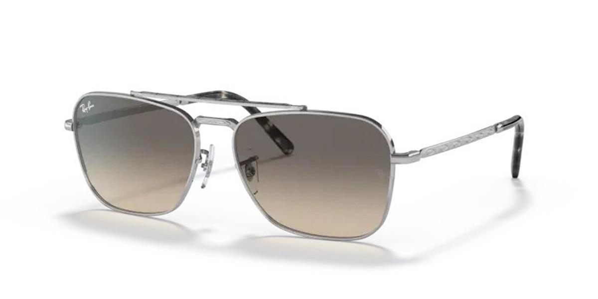 Ray-Ban 3636 New Caravan 003/32 Unisex Gri Metal Güneş Gözlüğü