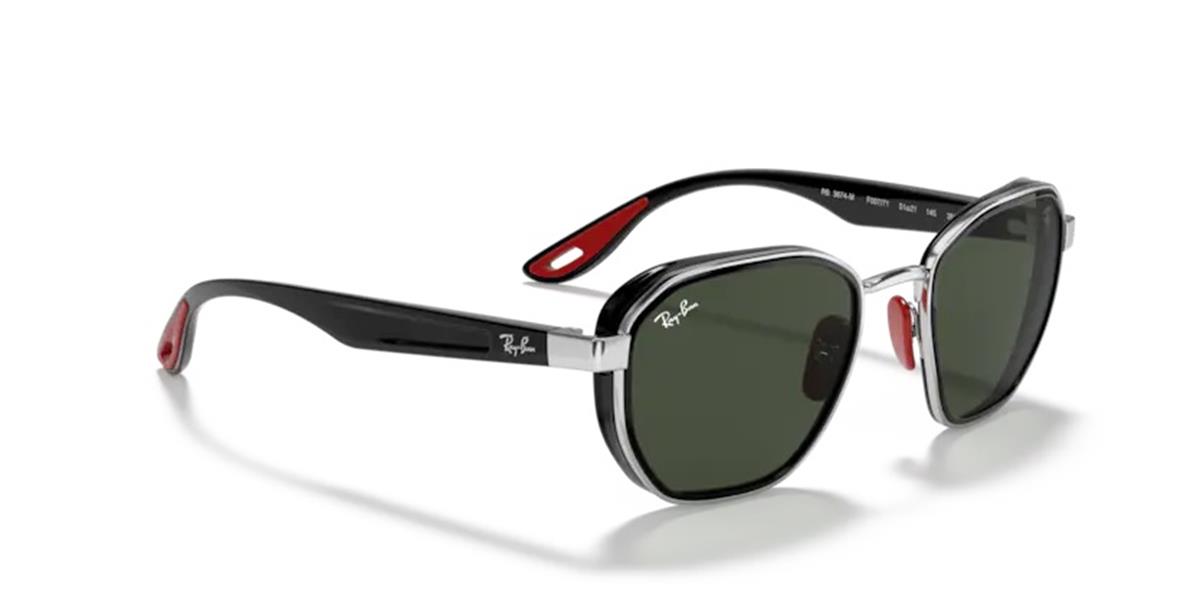 Ray-Ban 3674-M Ferrari F007/71 Unisex Metal Ferrari Güneş Gözlüğü