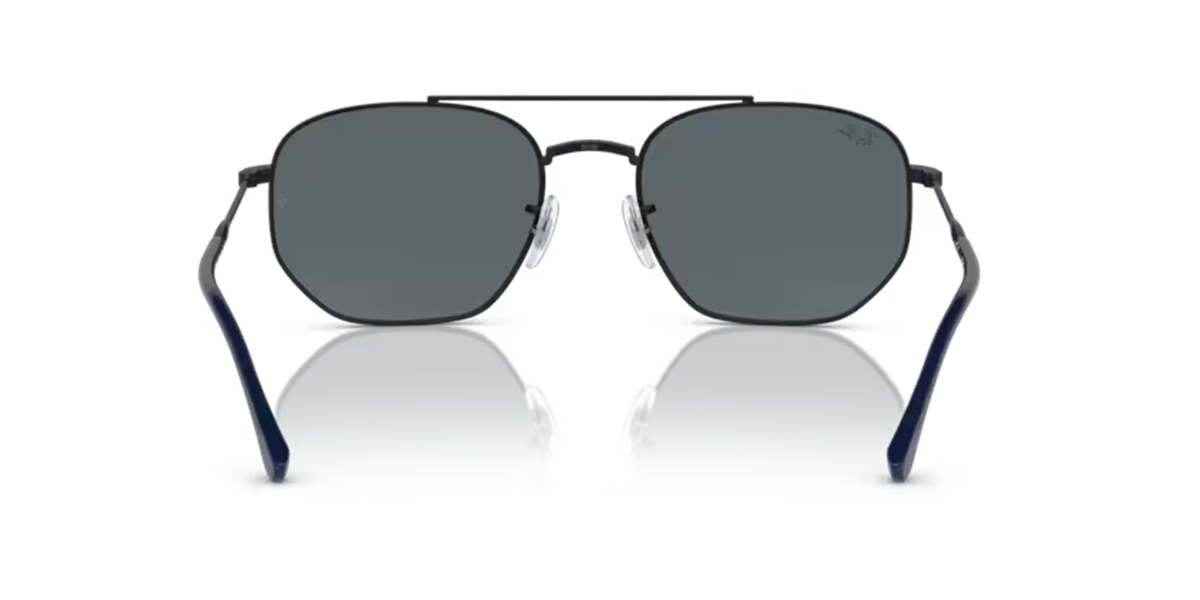 Ray-Ban 3707 9257/R5 Unisex Siyah Metal Güneş Gözlüğü