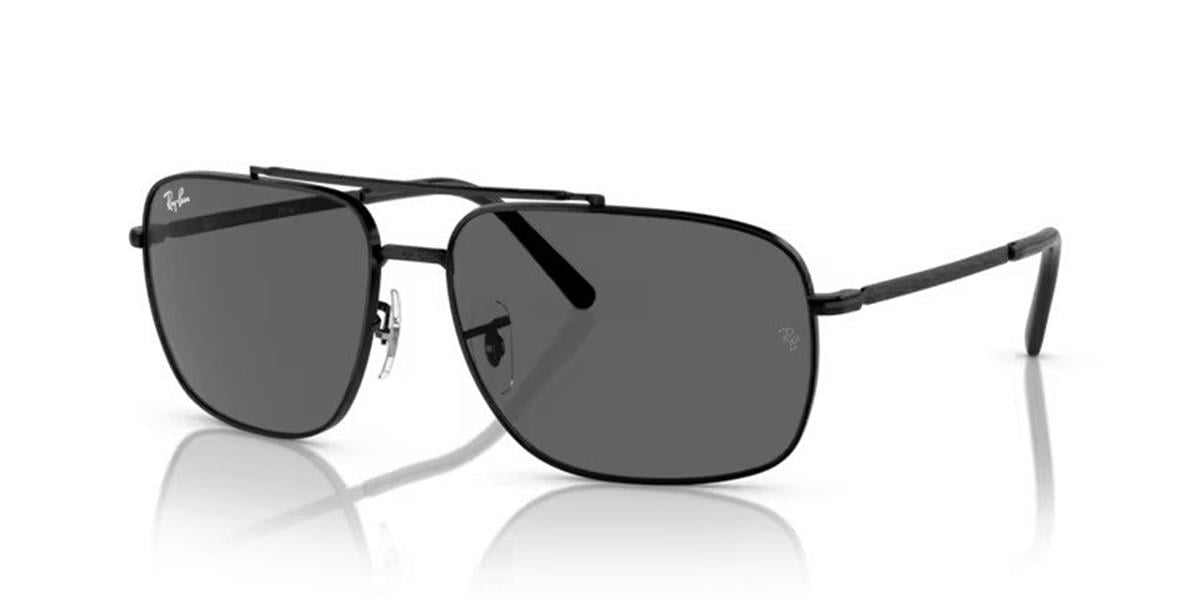Ray-Ban 3796 002/B1 Unisex Siyah Metal Güneş Gözlüğü