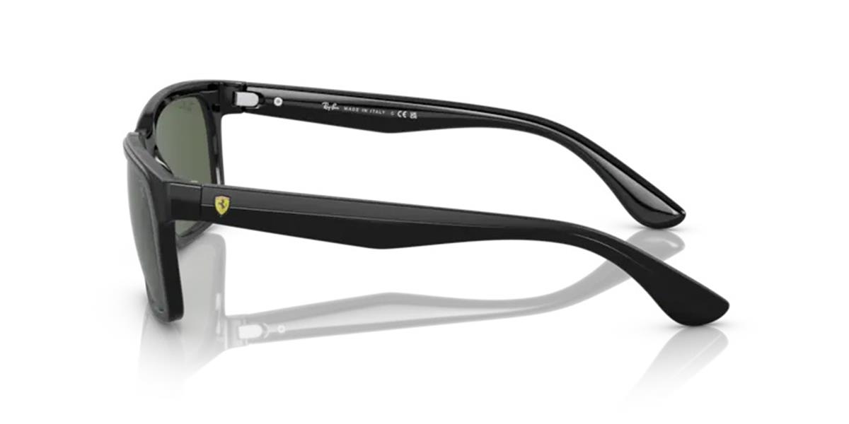 Ray-Ban 4393-M Ferrari F650/71 Erkek Siyah Kemik Güneş Gözlüğü