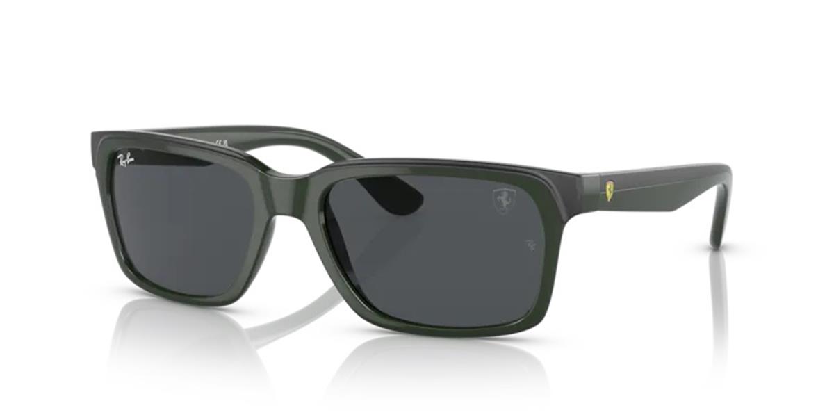 Ray-Ban 4393-M Ferrari F680/87 Erkek Yeşil Kemik Güneş Gözlüğü