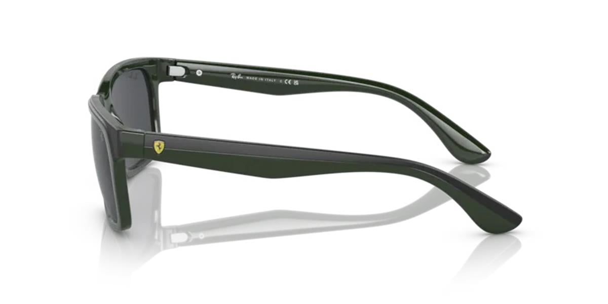 Ray-Ban 4393-M Ferrari F680/87 Erkek Yeşil Kemik Güneş Gözlüğü