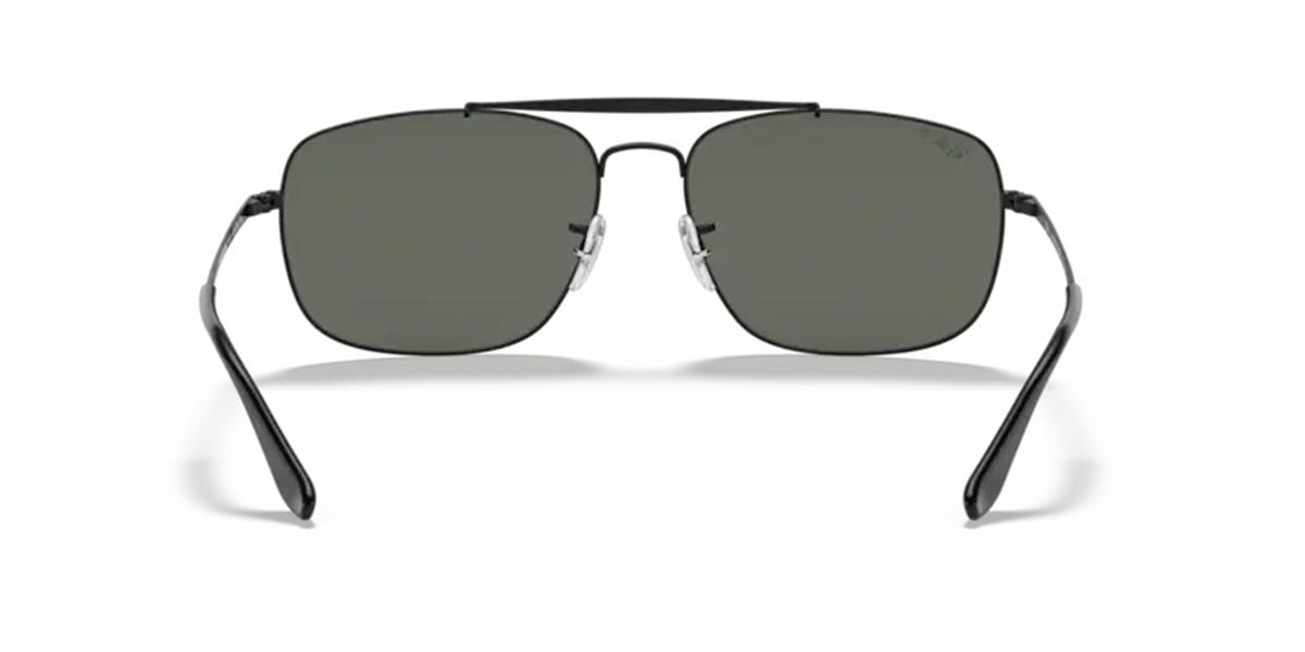 Ray-Ban 3560 The Colonel 002/71 Erkek Siyah Metal Güneş Gözlüğü