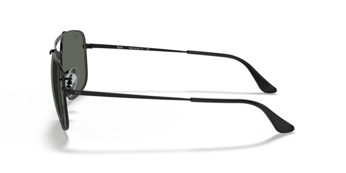 Ray-Ban 3560 The Colonel 002/71 Erkek Siyah Metal Güneş Gözlüğü