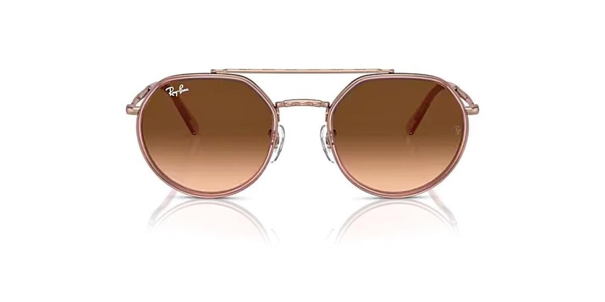 Rayban Rb3765 9069A5 Unisex Geometrik Bakır Metal Güneş Gözlüğü