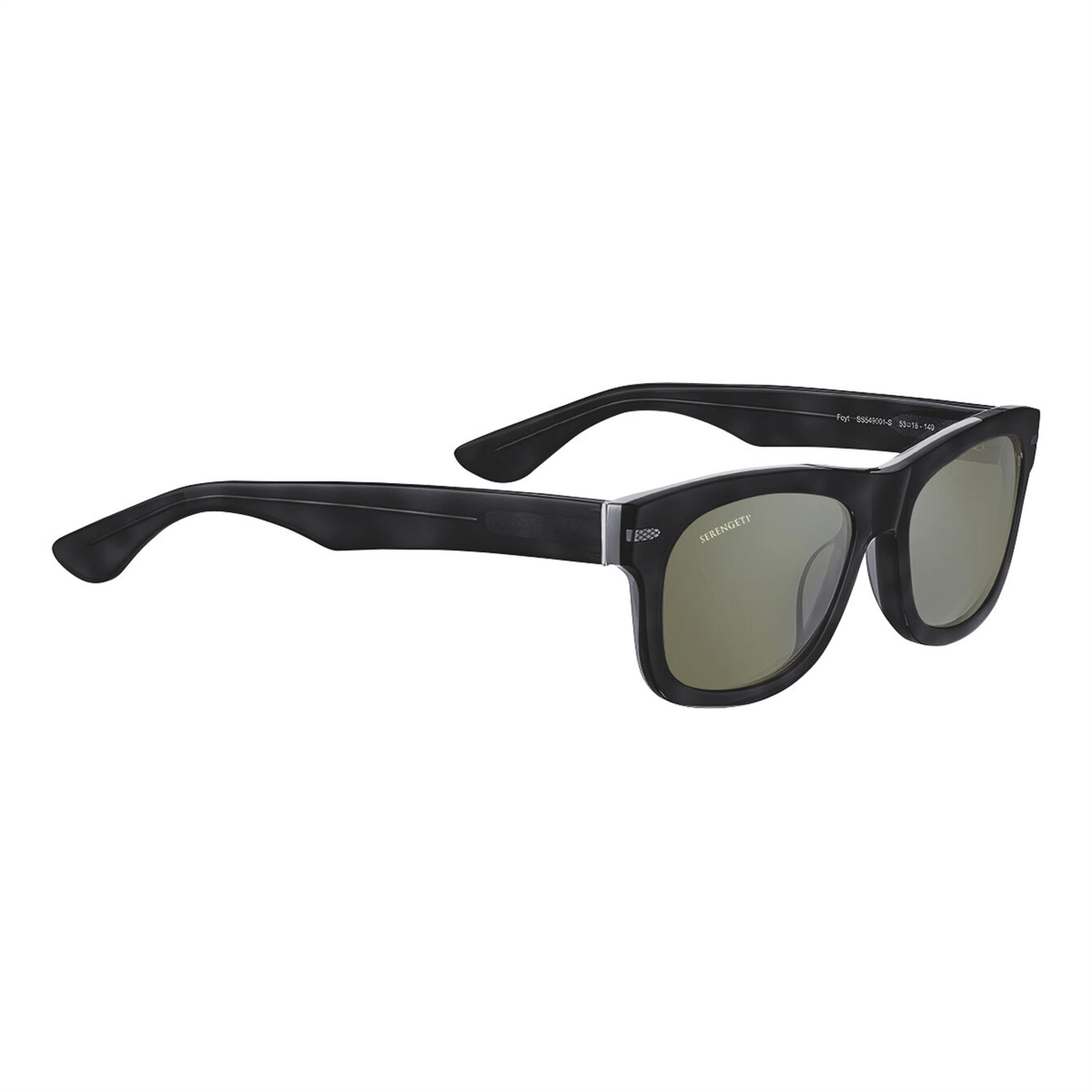 Serengetı Foyt SS550003 Unisex Siyah Kemik Güneş Gözlüğü