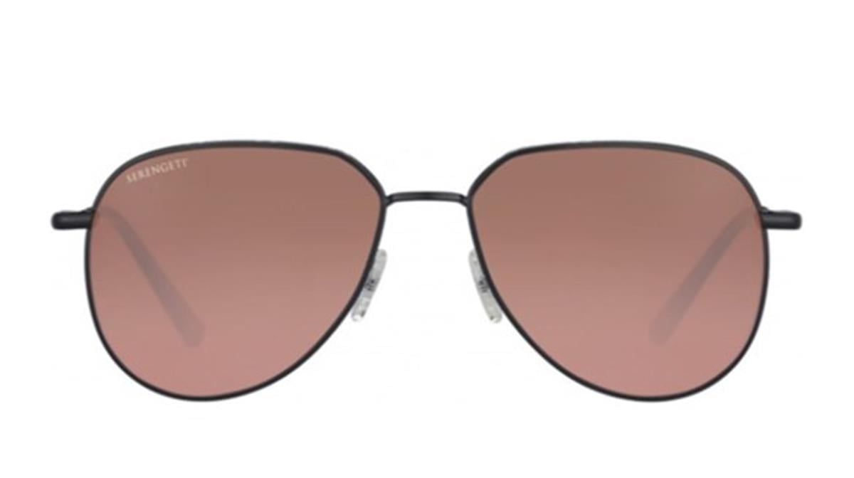 Serengetı Haywood SS543002 Unisex Mat Siyah Metal Güneş Gözlüğü