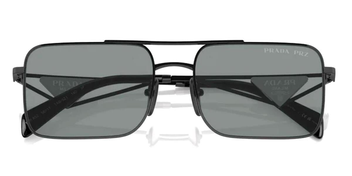 Prada SPR A52 1AB-5Z1 Siyah Metal Unisex Güneş Gözlüğü