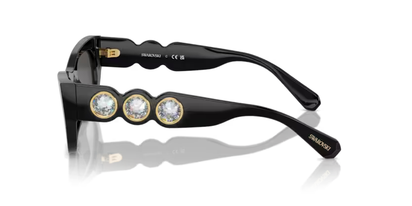 Swarovski SK 6022 100187 Siyah Kemik Kadın Güneş Gözlüğü