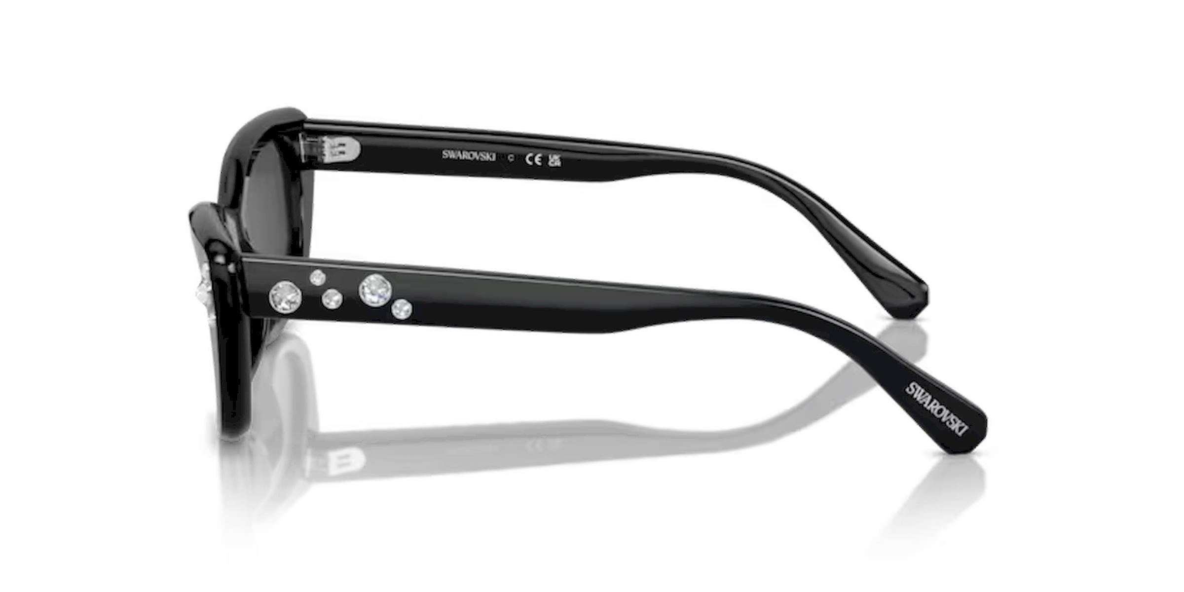 Swarovski SK6019 100187 Siyah Cat Eye Kemik Kadın Güneş Gözlüğü