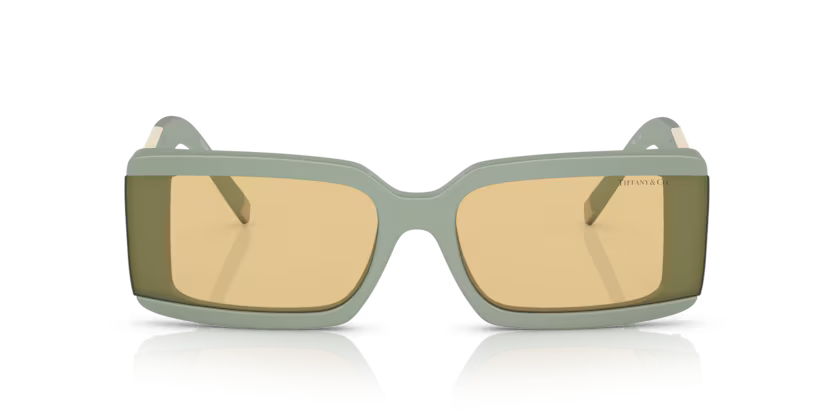 Tiffany & Co. TF4197 8365/8 Su Yeşili Köşeli Kemik Kadın Güneş Gözlüğü