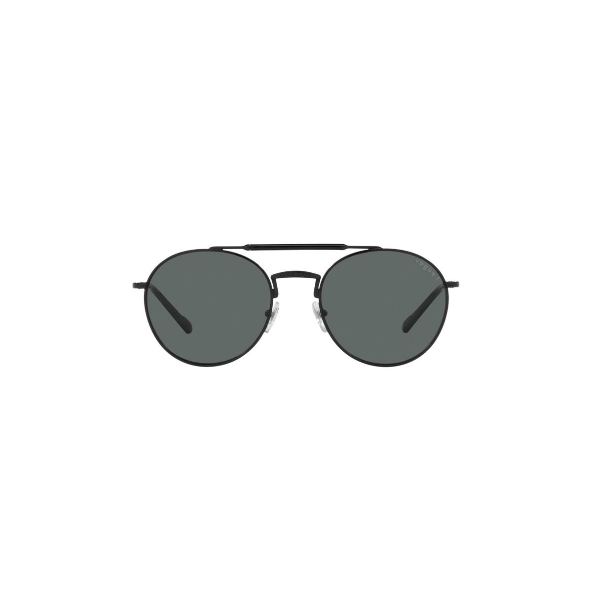 Vogue 4240-S 352/81 Unisex Yuvarlak Metal Siyah Güneş Gözlüğü