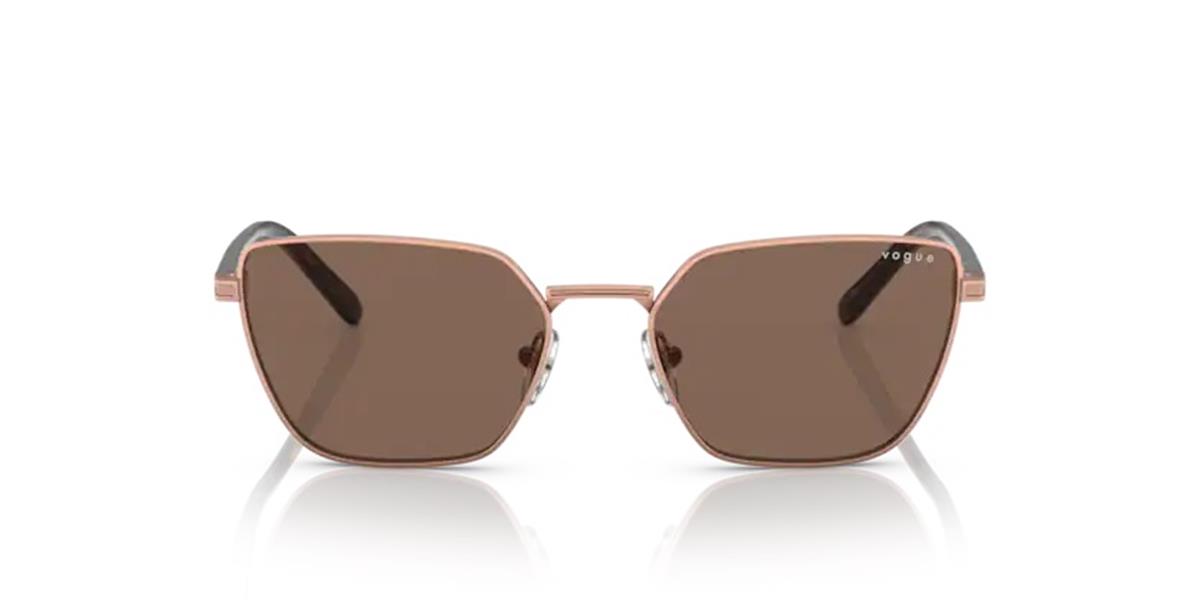 VOGUE 4245-S 515273  Hailey Bieber Kadın Pink Gold Metal Güneş Gözlüğü