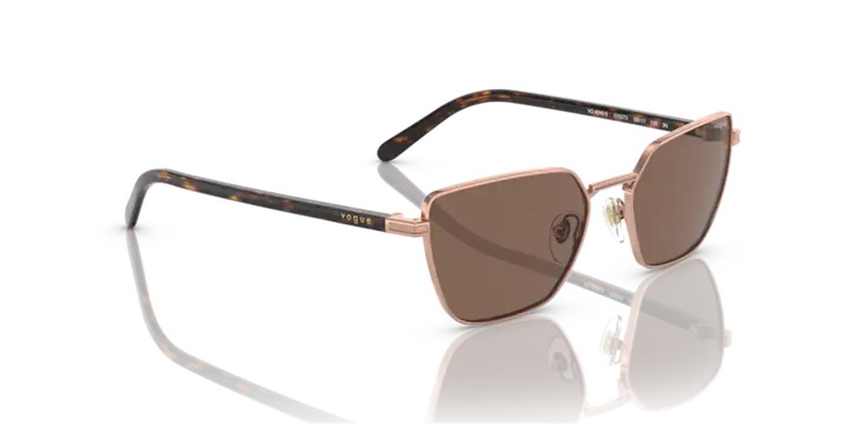 VOGUE 4245-S 515273  Hailey Bieber Kadın Pink Gold Metal Güneş Gözlüğü
