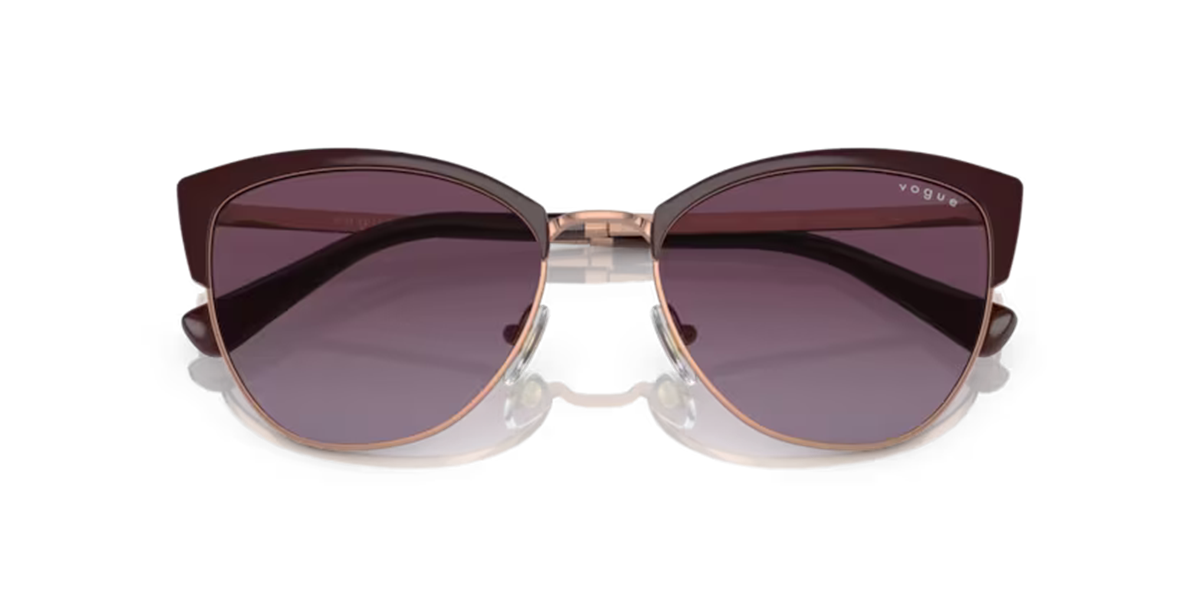 Vogue 4251-s 51708h Kadın Bordo Metal Güneş Gözlüğü