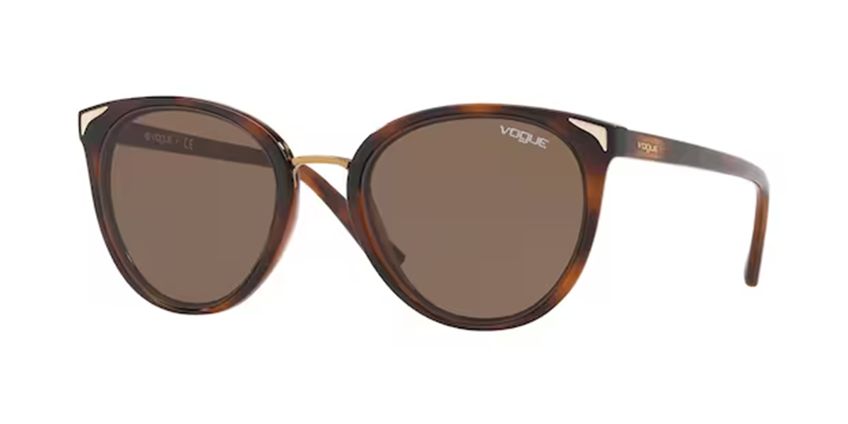 Vogue 5230-s-238673 Kadın Kahve Kemik Güneş Gözlüğü