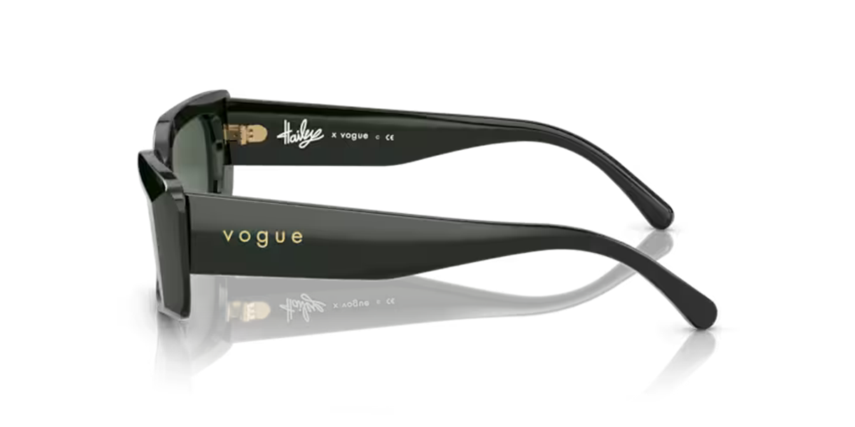 Vogue 5440-S 300071 Yeşil Köşeli Kadın Kemik Güneş Gözlüğü