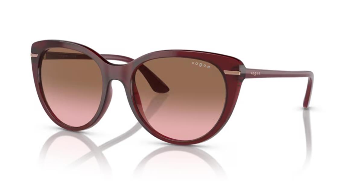 Vogue 5498-SI 225714 Kadın Bordo Kemik Güneş Gözlüğü
