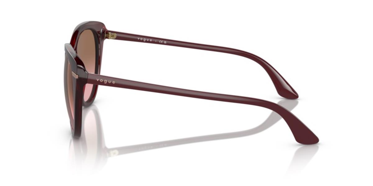 Vogue 5498-SI 225714 Kadın Bordo Kemik Güneş Gözlüğü