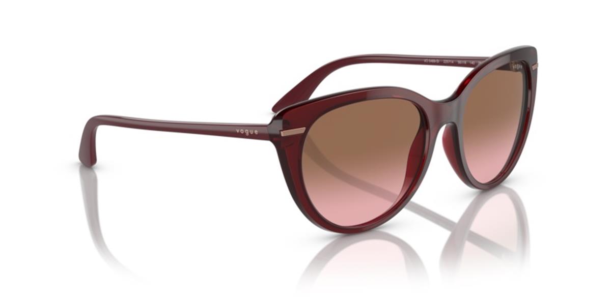 Vogue 5498-SI 225714 Kadın Bordo Kemik Güneş Gözlüğü